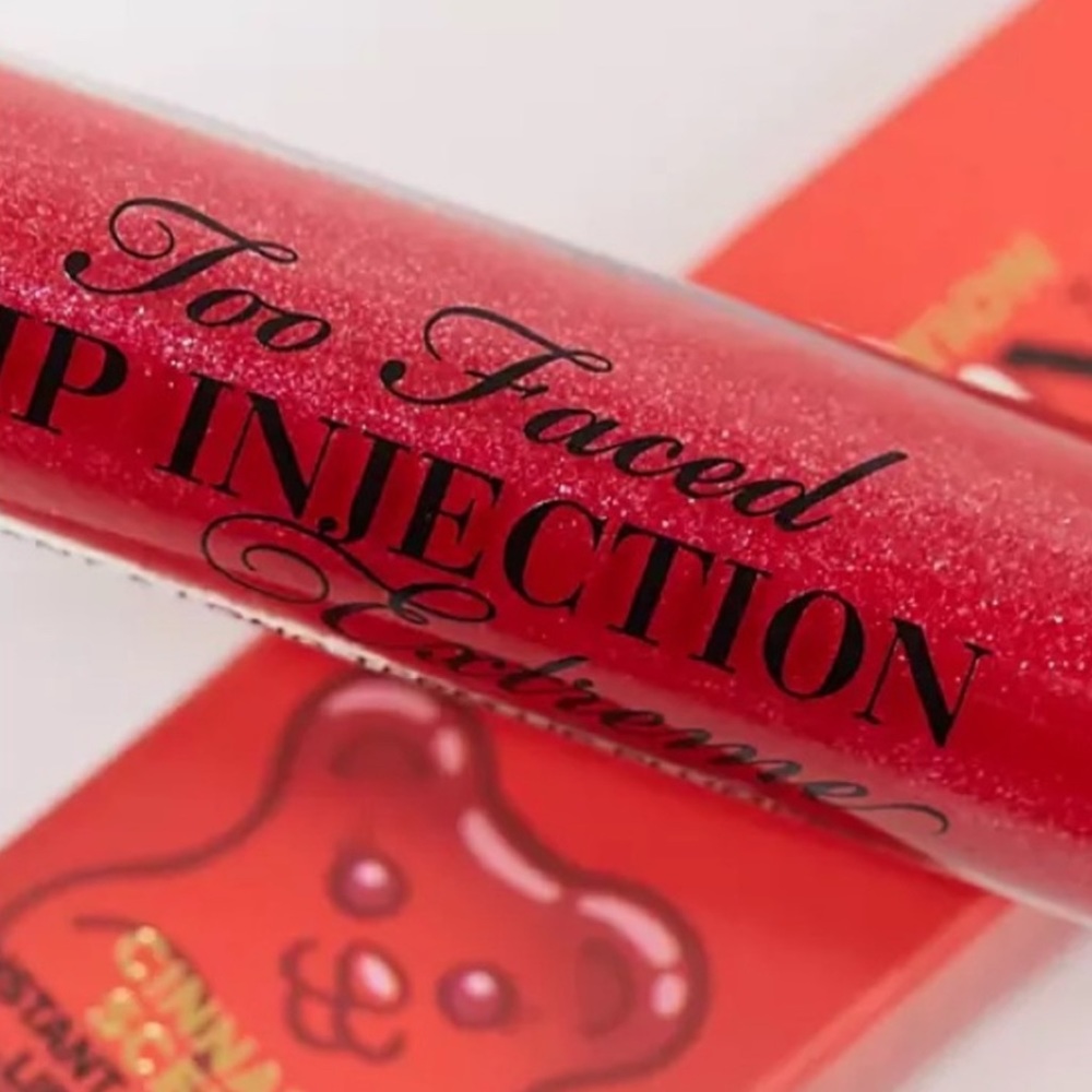 TOO FACED Limited Edition Lip Injection Extreme in Cinnamon Bears NIB